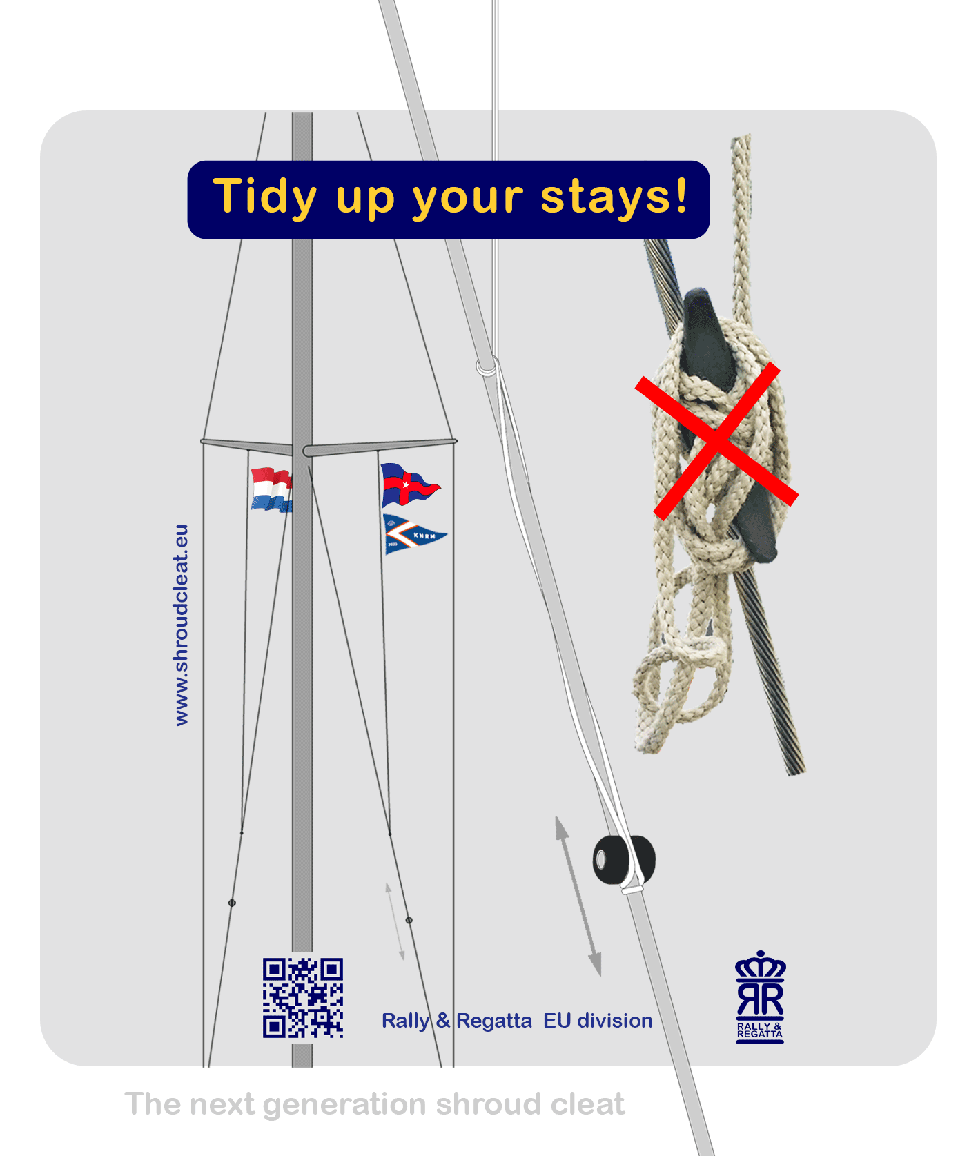 The next generation shroudcleat for boat